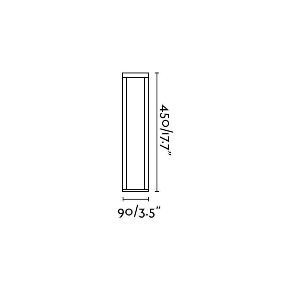 image 1 of Chandra LED Outdoor Bollard Light Dark Grey IP54