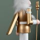 image 6 of 30cm Wooden Christmas Nutcracker Soldier Decoration with Gold Body and Shoes