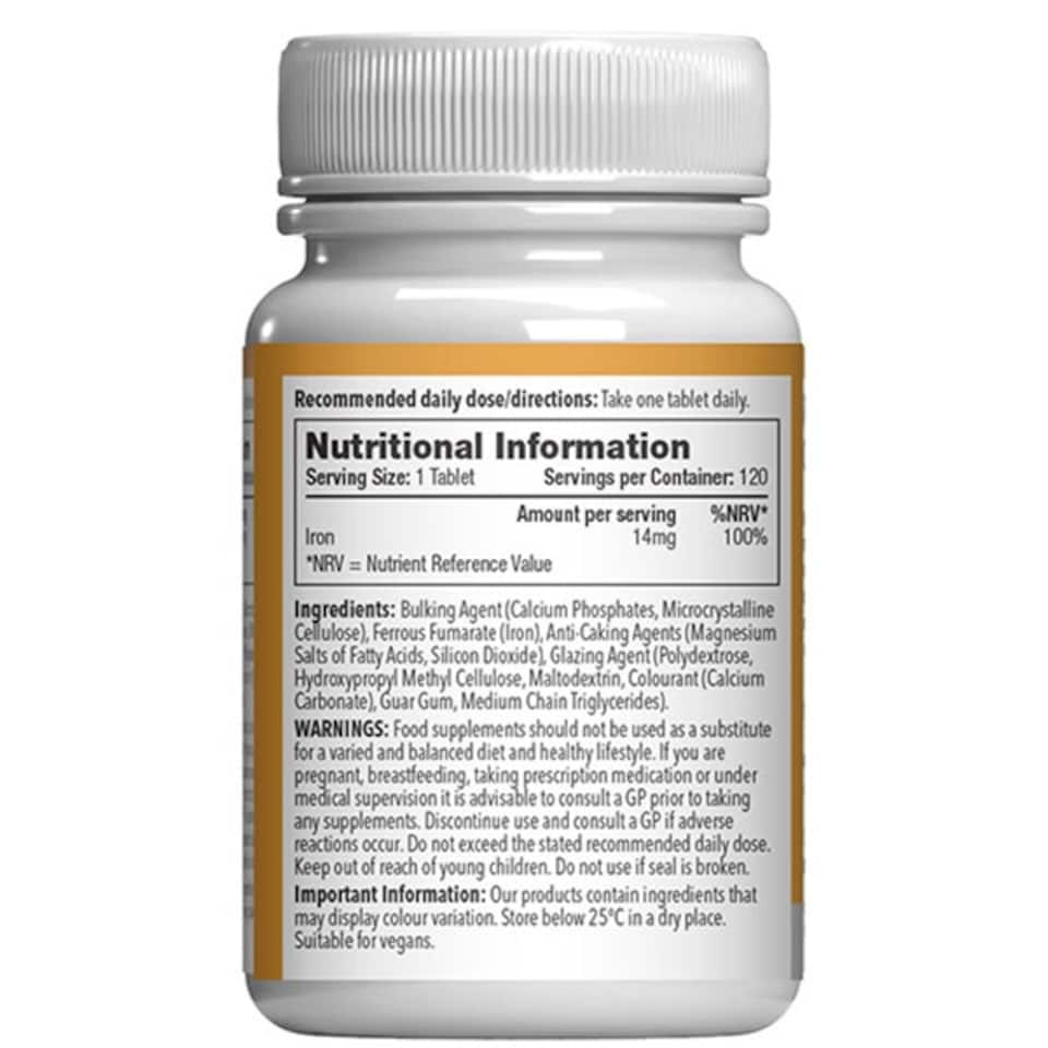 image 1 of Iron 14mg - 120 Tablets