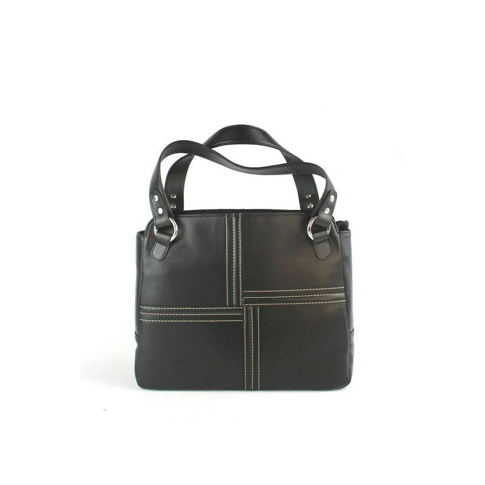 Eastern Counties Leather Womens/Ladies Janie Leather Handbag - Black - One Size (UTEL417) | Multi