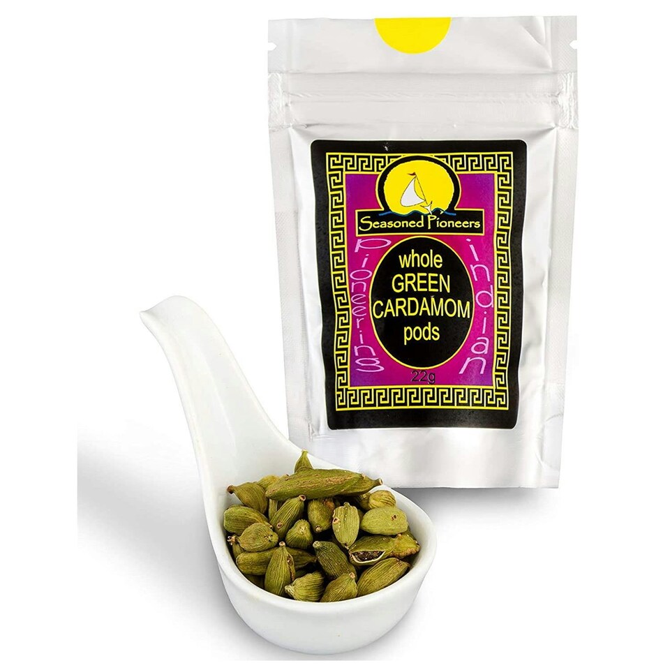 Seasoned Pioneers Cardamom Green Whole Pods 22g