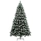 image 1 of HOMCOM 7ft Artificial Pine Christmas Tree with Pinecones, Steel Base
