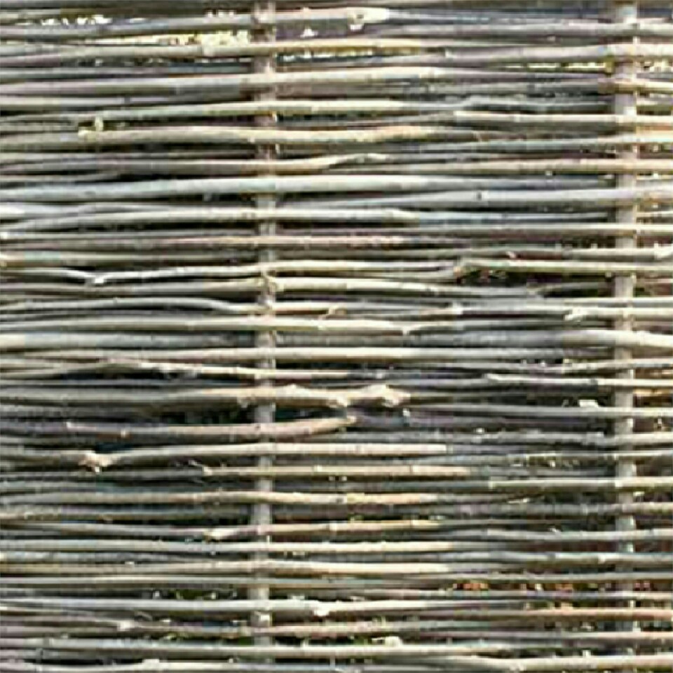 image 1 of Willow Hurdle Fence Panel Premium Weave Woven Screening 6ft x 3ft