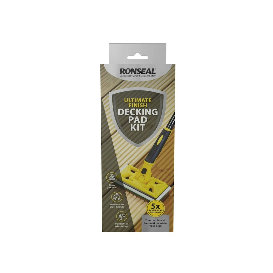 image 1 of Ronseal Ultimate Finish Decking Pad Kit - Multi Colour - One Size