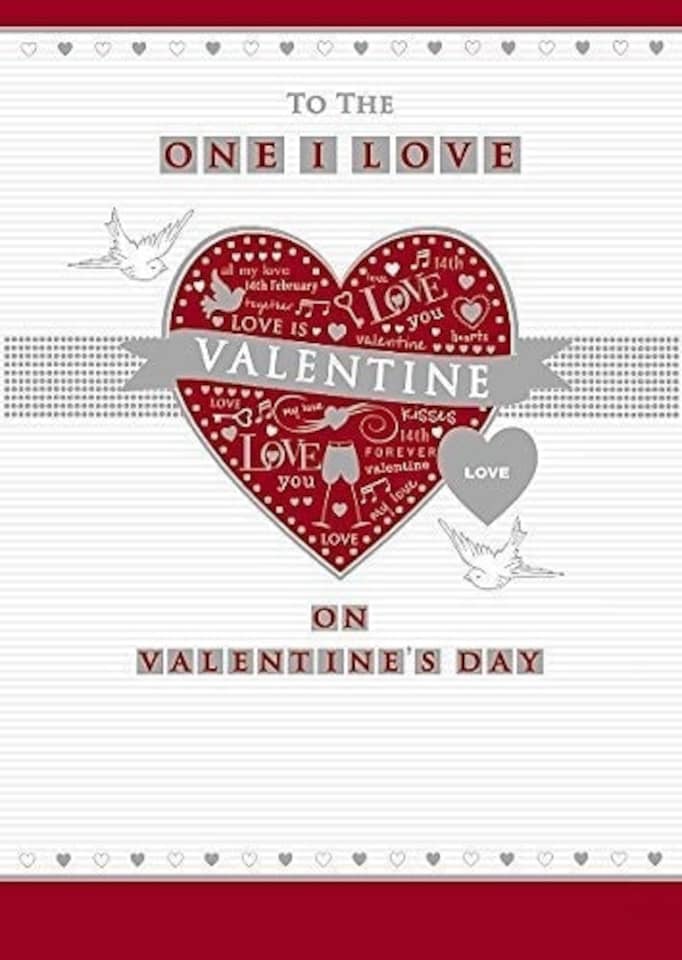 image 1 of To The One I Love Valentines Day Card