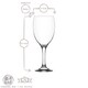 image 3 of LAV Empire Red Wine Glasses - 590ml - Pack of 6
