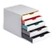 image 9 of Durable VARICOLOR MIX Desktop Organiser 5 Drawer Colour Coded Storage | A4+ | White