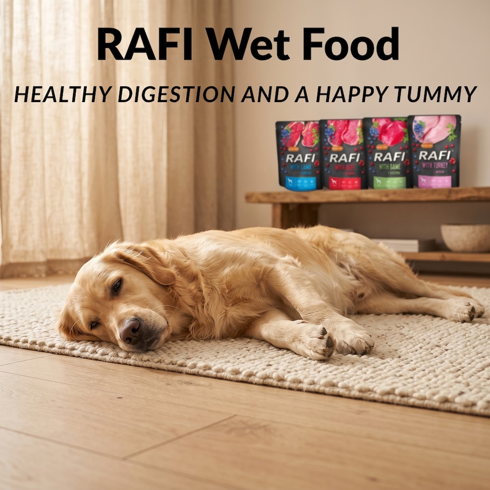Rafi Grain-Free Wet Dog Food, Lamb, 300g Pouch - Tesco Groceries