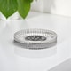 image 1 of Showerdrape Regent Ribbed Glass Chrome Soap Dish | Clear | 1