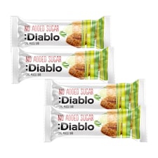 Diablo No Added Sugar Lime Muesli Bar 30g 4 Pack