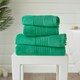 image 1 of Quik Dri Absorbent Cotton Soft Rapid Drying Towels Green | Emerald | Bath towel