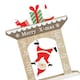 image 2 of Something Different Falling Santa Wooden Christmas Ornament - Grey/Red/Green - 17.5cm x 22.5cm