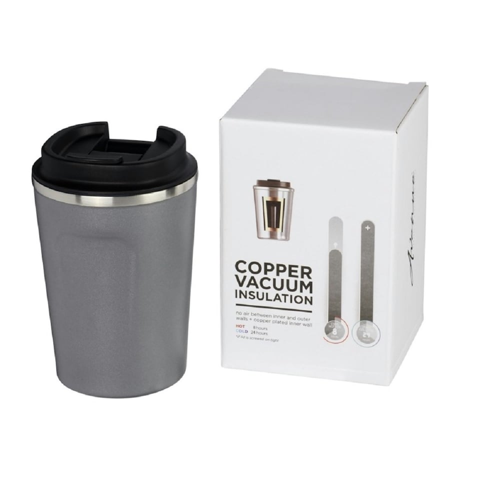 image 1 of Avenue Thor 360 ml Leak-Proof Copper Vacuum Tumbler - Grey - One Size