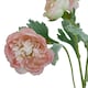 image 3 of Hill Interiors The Natural Garden Collection Ranunculus Artificial Flower - Pink/Green - One Size