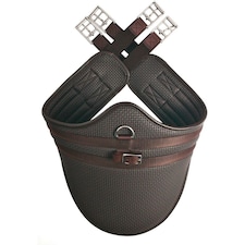 HyCOMFORT Waffle Stud Girth - Brown - 50in