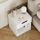 image 6 of Vida Designs Trega 1 Drawer Bedside Chest Bedroom Storage Unit - (H) 41cm x (W) 39cm x (D) 28cm - White