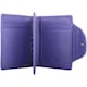 image 3 of Slim Line Genuine Soft Leather RFID Protected Credit Card Holder Purse Purple | Violet