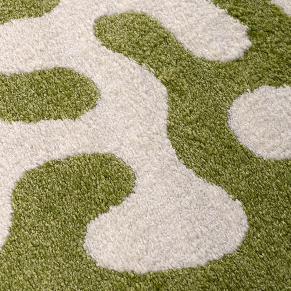 image 1 of The Rugs Joli Collection Abstract Pattern Soft and Dense Pile Living Room and Bedroom Floor Rug