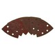image 2 of Hook And Loop Delta Sanding Pads Discs 93mm Triangular Mixed Grit 30 Pack