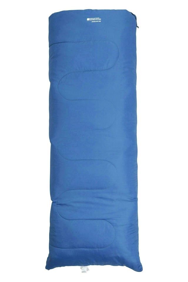 image 1 of Mountain Warehouse Basecamp Sleeping Bag Adult 2 Season Camping Hiking Winter | Green | Khaki