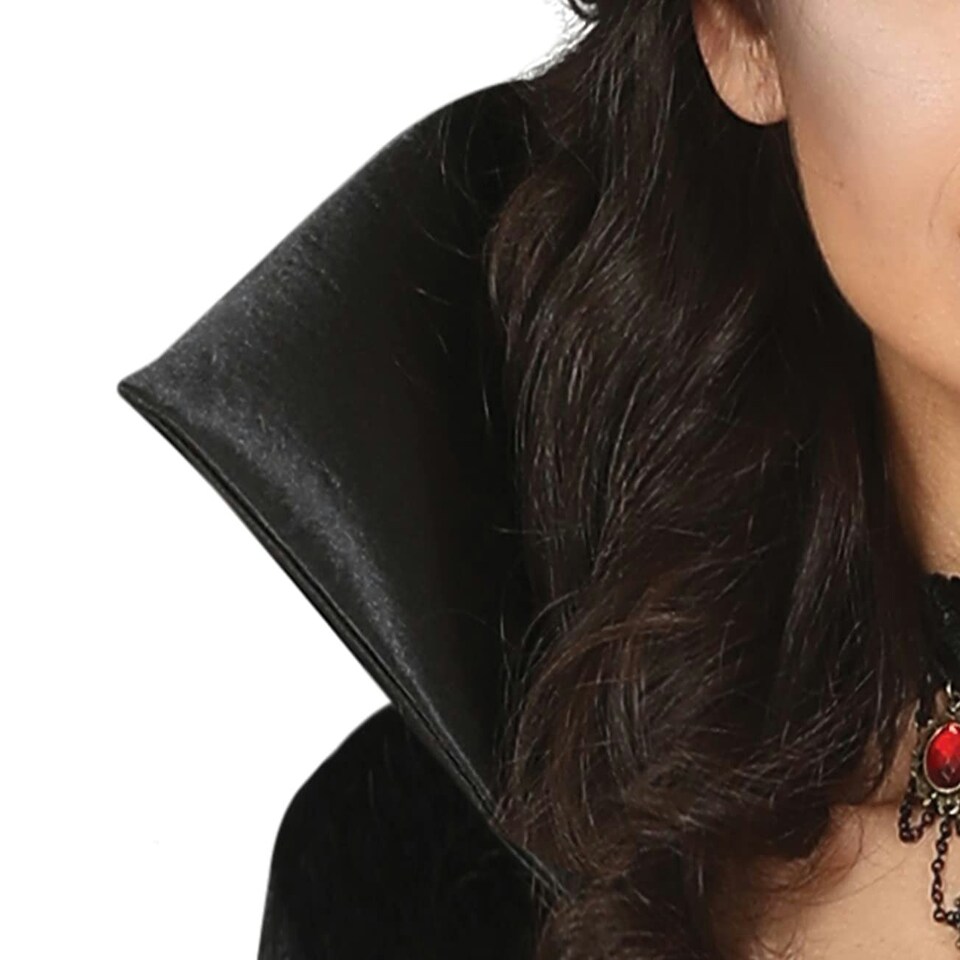 image 1 of Fancy Dress Adult Vampiress Black Red - M