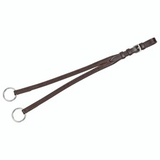 Blenheim Leather Horse Running Martingale - Havana - 42cm