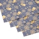 image 3 of Living and Home 10pcs Christmas Rustic Kraft Wrapping Paper Sheets