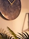 image 5 of Lamonte Black Marble Wall Clock
