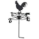 image 3 of Cockerel Chicken Hen Weather Vane Vain Wall Mount House Roof Pressed Steel