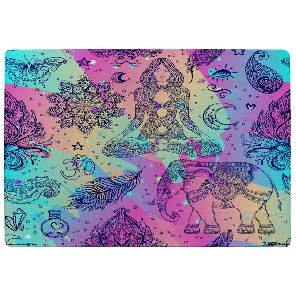 image 1 of Colorful rainbow (Rug) Multi | XL: 160x230cm