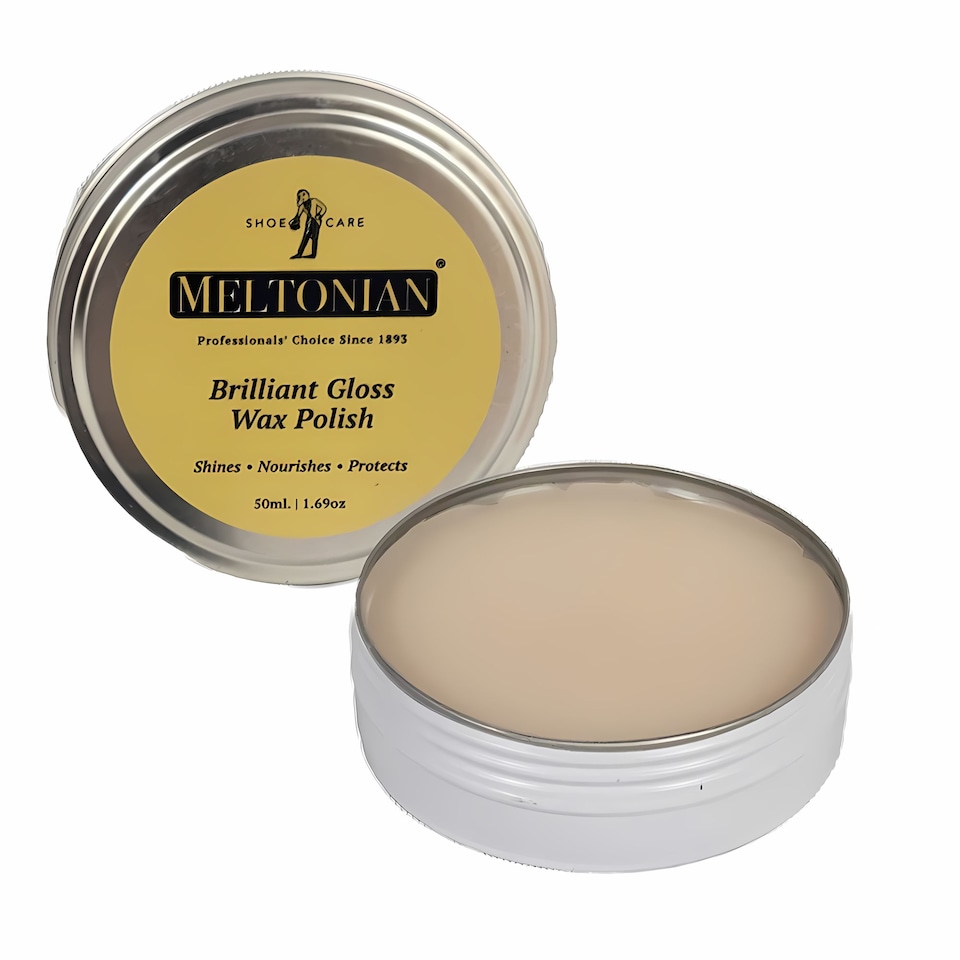 image 1 of Meltonian Brilliant Gloss Wax Polish - Premium Mirror Finish for Shoes 50ml