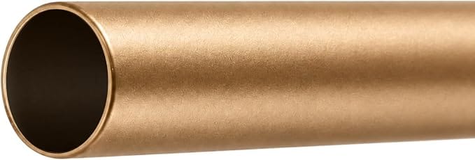 Lister Cartwright 19mm Light Bronze Extendable CurtainPole 120-210cm - Metal Curtain Pole Rod for Windows