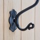 image 6 of Hammer & Tongs Curly Hat & Coat Hook - W40mm x H140mm - Black