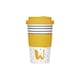 image 1 of KitchenCraft 410ml Bamboo A to Z Letter "W" Reuseable Mug | Multi