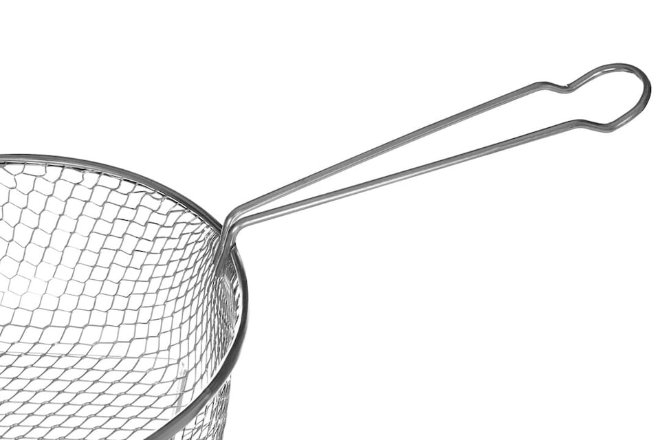 image 1 of Telo 18 Fryer Basket With Long Handle