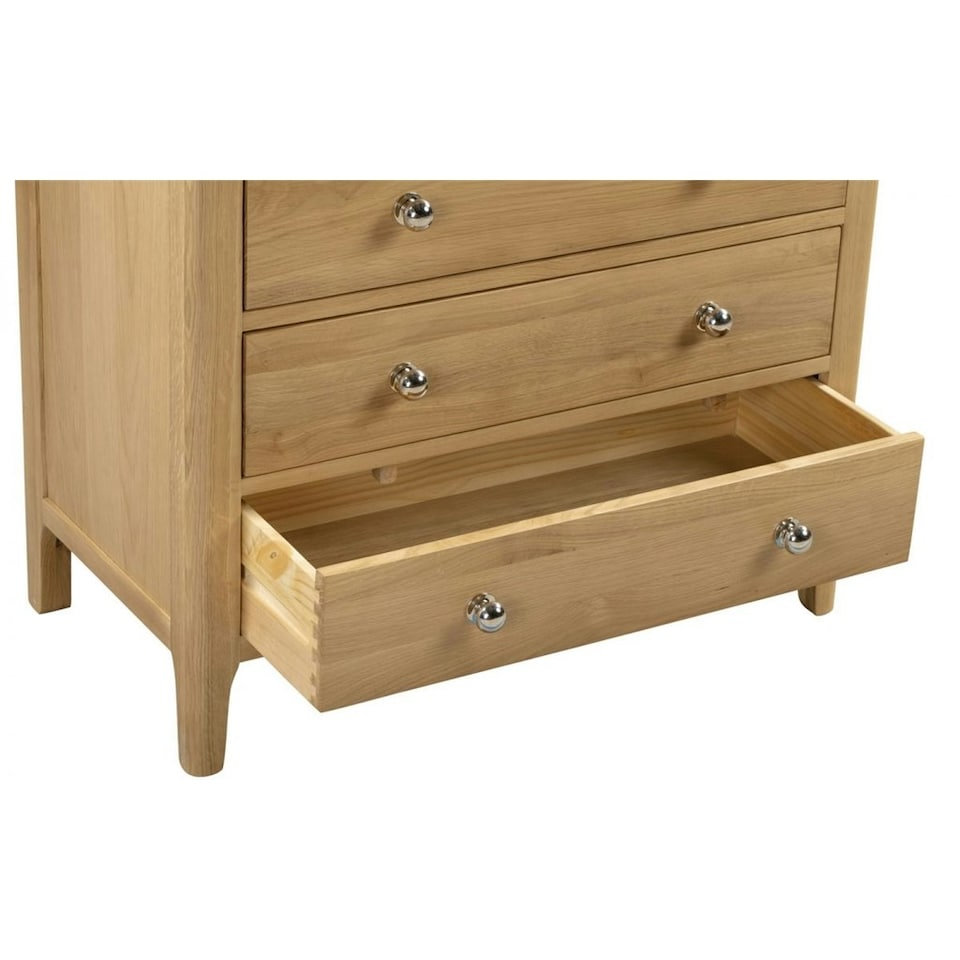 image 1 of Solid Oak 4+2 Drawer Chest
