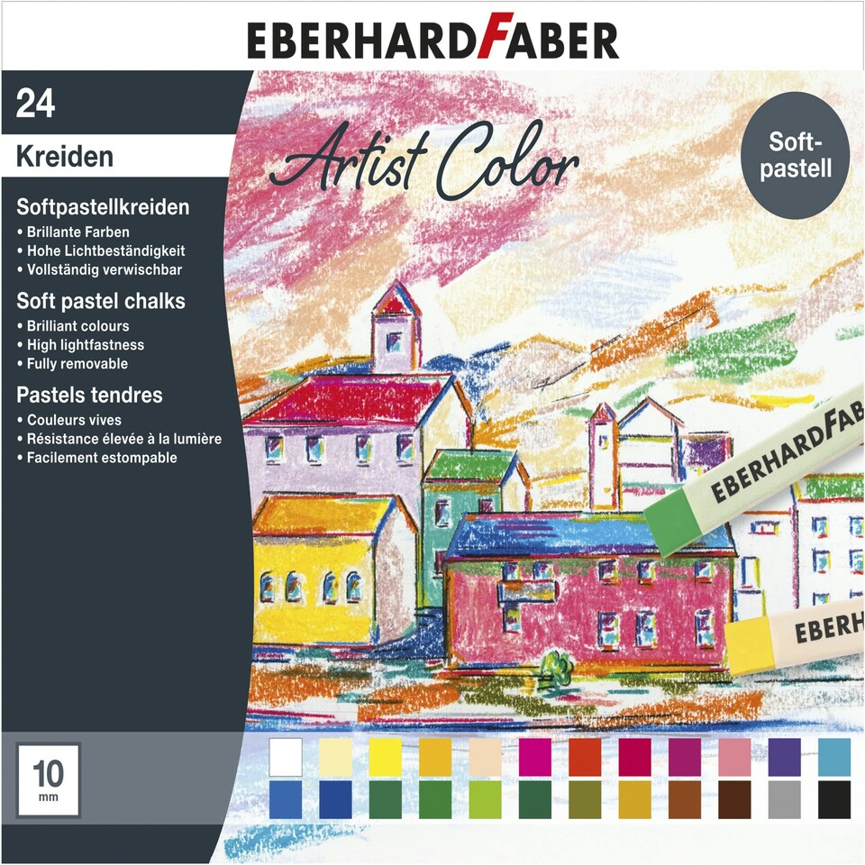 image 1 of EFA SOFT PASTEL CARD BOX 24 N/A