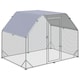 image 1 of PawHut Chicken Run W/ Roof, Walk In Chicken Coop for 4-6 Chickens, Hen House