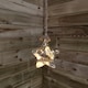 image 4 of LED Battery Operated Hanging Christmas Star Glass Decoration