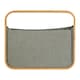 image 1 of Interiors By Premier Bath Storage Basket With Handle, Multiuse Laundry & Cleaning Organizer, Portable Bathroom Hamper For Towels Grey