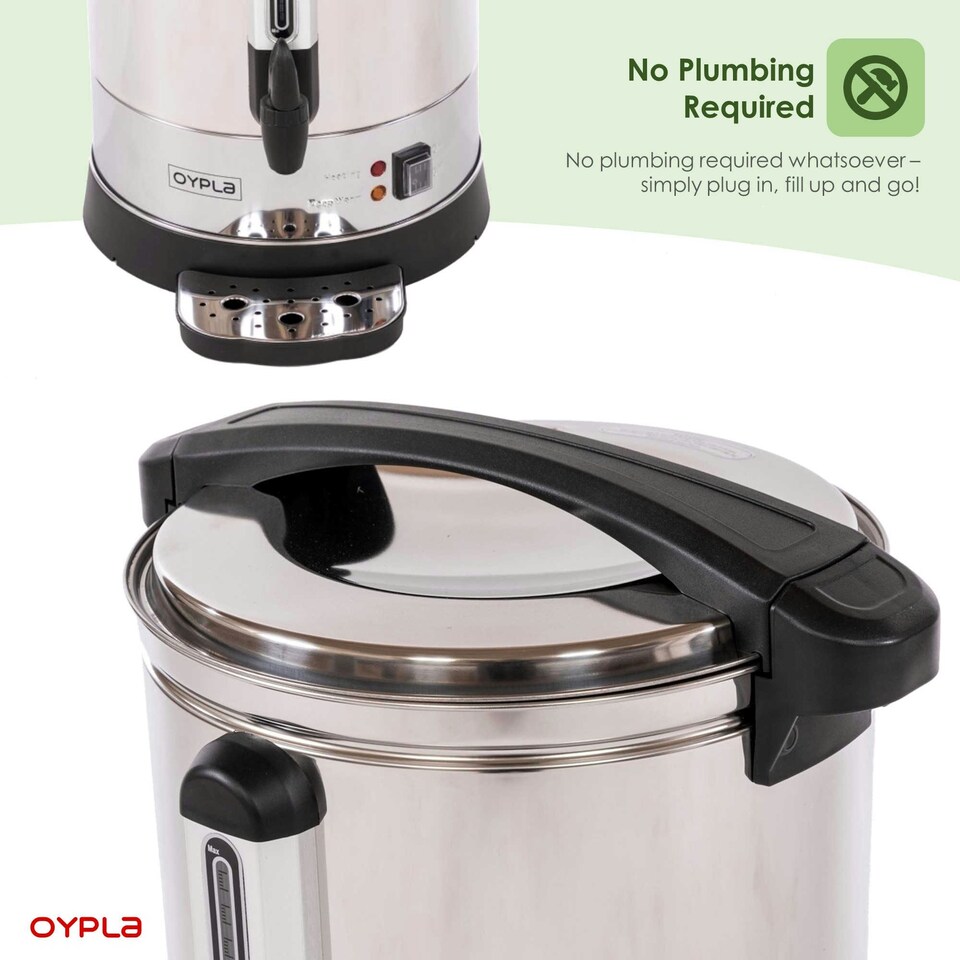 image 1 of Oypla Electrical 20L Catering Hot Water Boiler Tea Urn Coffee