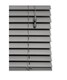 image 2 of 50mm Slat Grey Grained Faux Wood Venetian Blind With Strings 150cm Drop | Grey | Grey