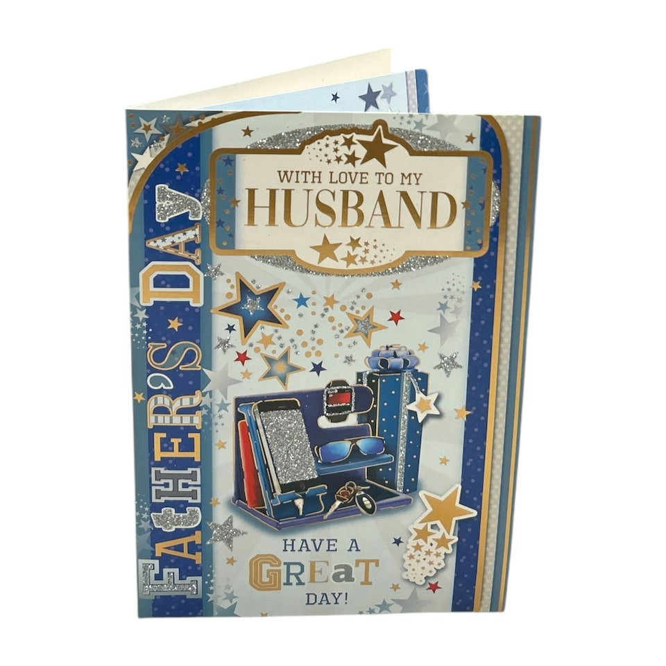 image 1 of To My Husband Men's Accessories Design Father's Day Card