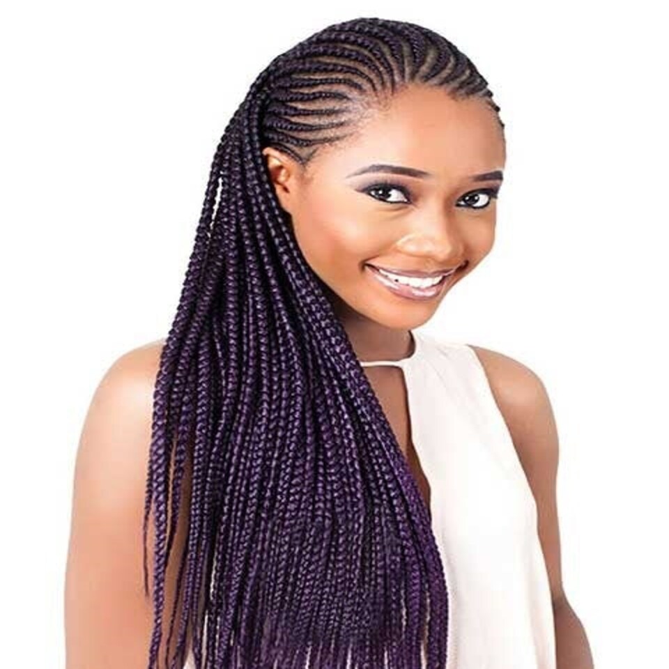 image 1 of X Pression Syn Ultra Braid X-PRESSION Ultra Hair Braid (Braiding) Extension (Choice of Colours) Multi | RED | One Size