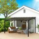 image 2 of 3 x 4.3m Pergola Kit Gazebo with UPF 50+ and Waterproof Polycarbonate Roof