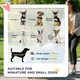 image 8 of PawHut Pet Stroller Carrier Foldable Deluxe Jogger Walk Travel Dog Cat Brown