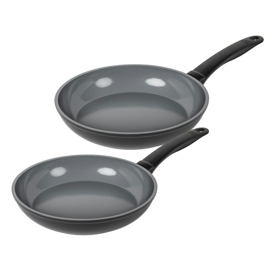 image 1 of Easy Ceramic frying pan set 24+28cm