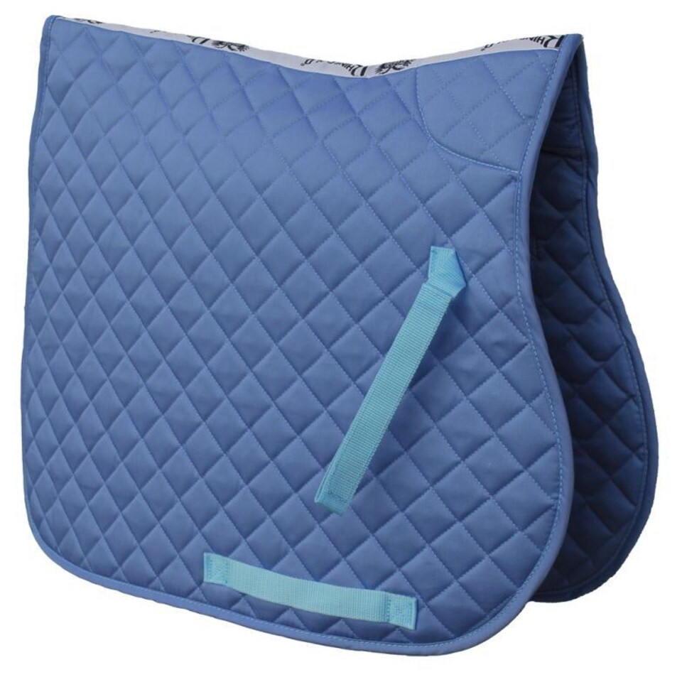 image 1 of Rhinegold Cotton Quilted Saddle Cloth Green | Size: Cob
Colour: Turquoise