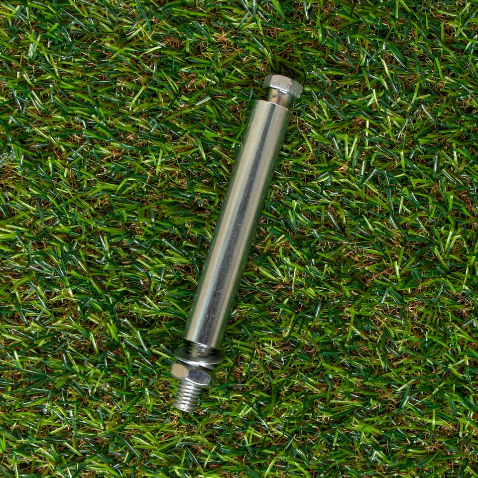 image 1 of Replacement 13" x 3" Pneumatic Garden Wheelbarrow Wheel With Axle