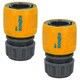 image 1 of Hozelock Quick Release Aqua Water Garden Hose End Pipe Connector Fitting 2pc